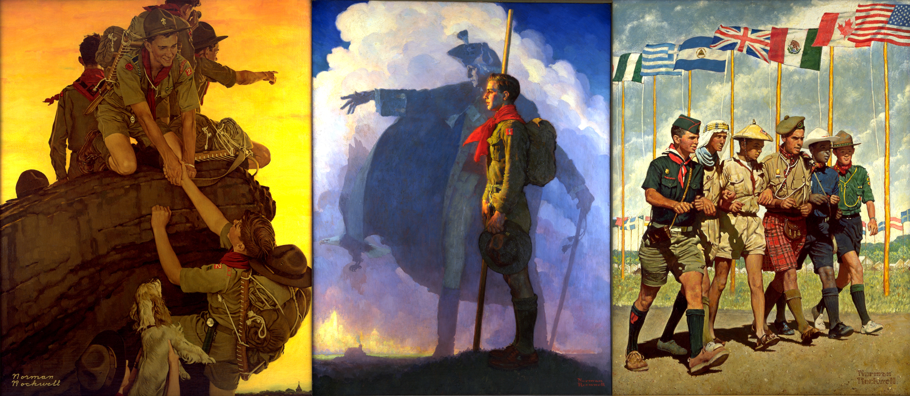 How Norman Rockwell's Boy Scout Paintings Ended Up in Ohio