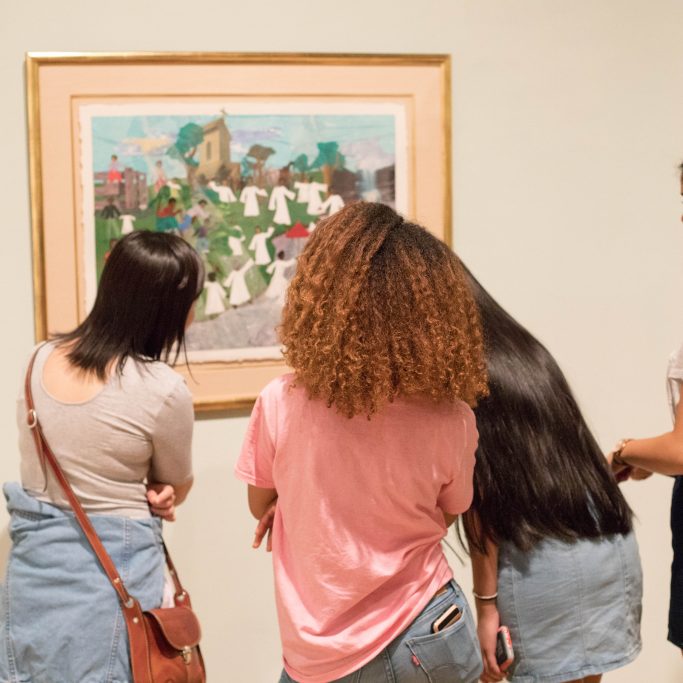 0B0A5399 Visitors to our 2017-2018 exhibition "Building on the Legacy." Photo by Andrew Uhrig W&M '20.