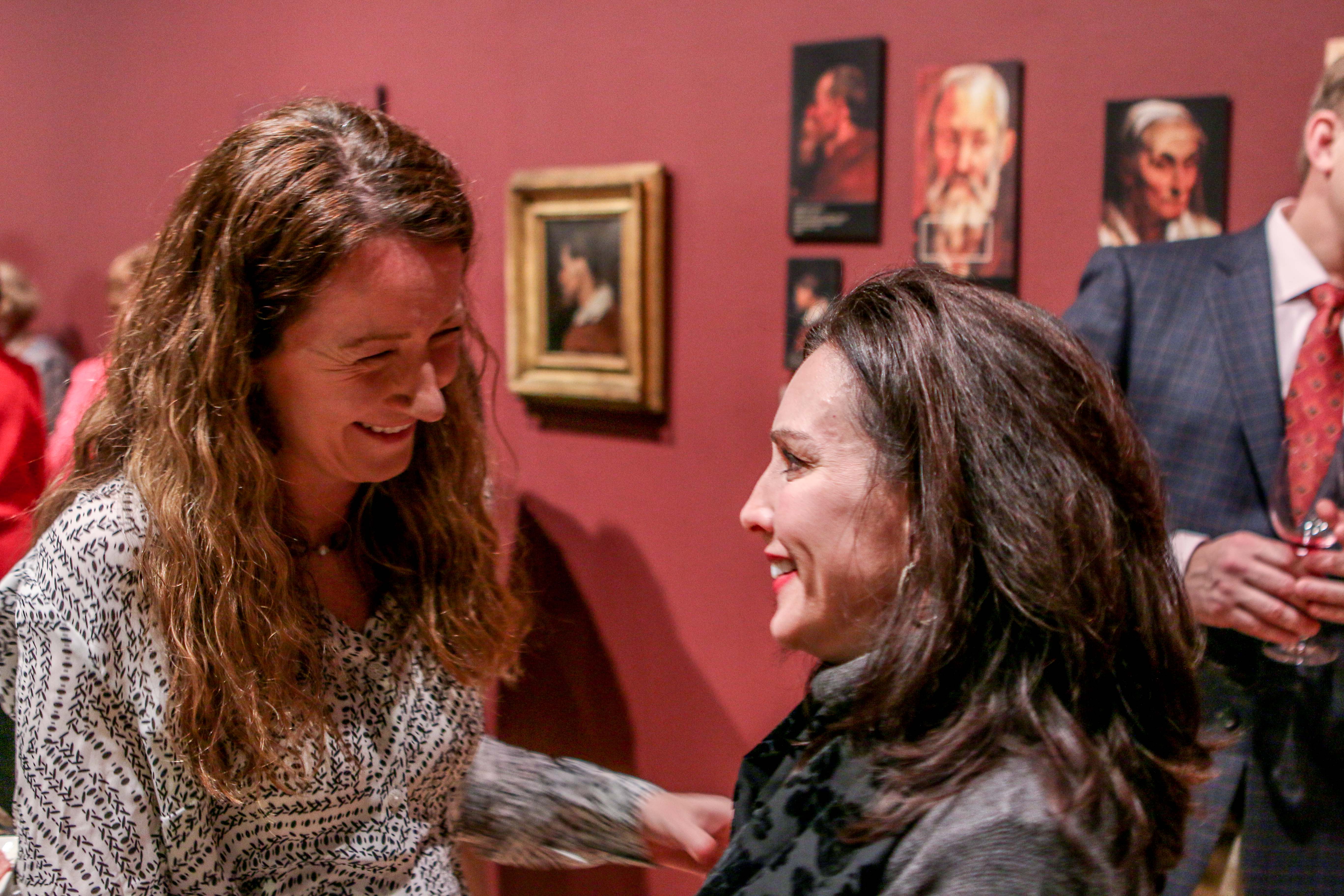 Images from the Membership Opening of the Botticelli exhibit at the Muscarelle Museum of Art, Friday evening, February 10, 2017. (Skip Rowland)