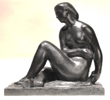 Seated female nude