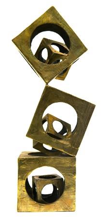 Untitled brass sculpture