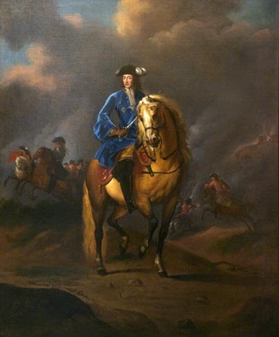 Equestrian Portrait of King William III of England at the Battle of the Boyne (1650 – 1702)