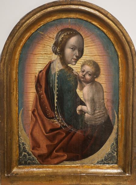 The Virgin and Child on a Crescent Moon