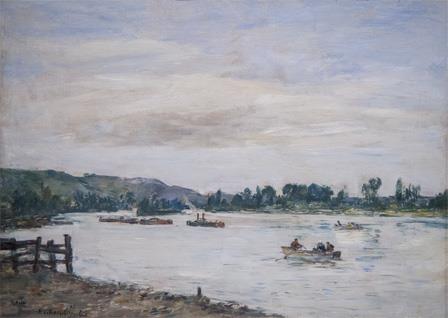 La Seine, environs de Rouen