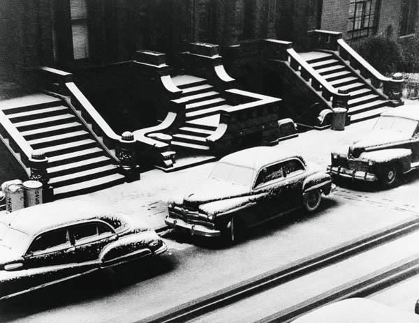 Three White Stoops, West 88 St., NYC