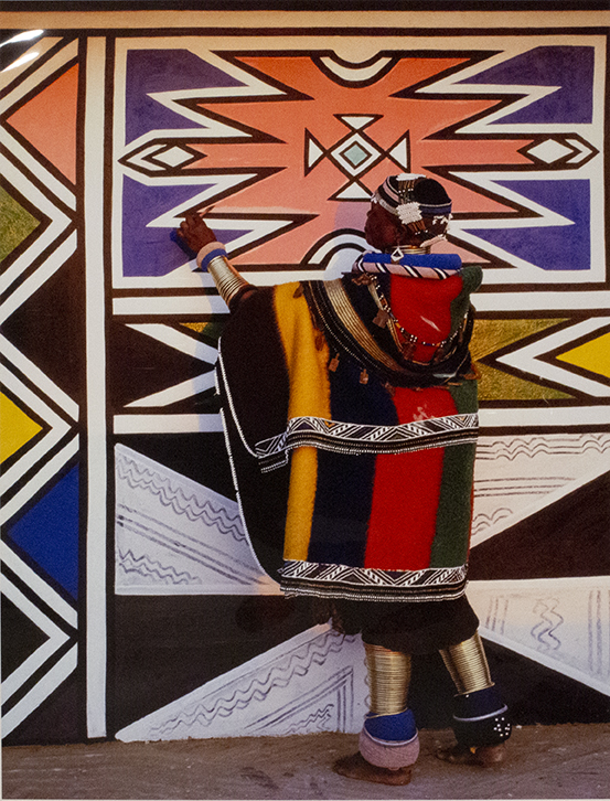 Master Ndebele Painter Esther Mahlangu, South Africa