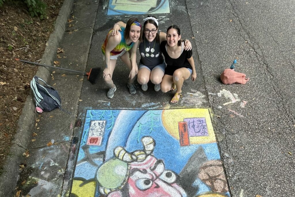 Chalk Art Competition: My First W&M Weekend