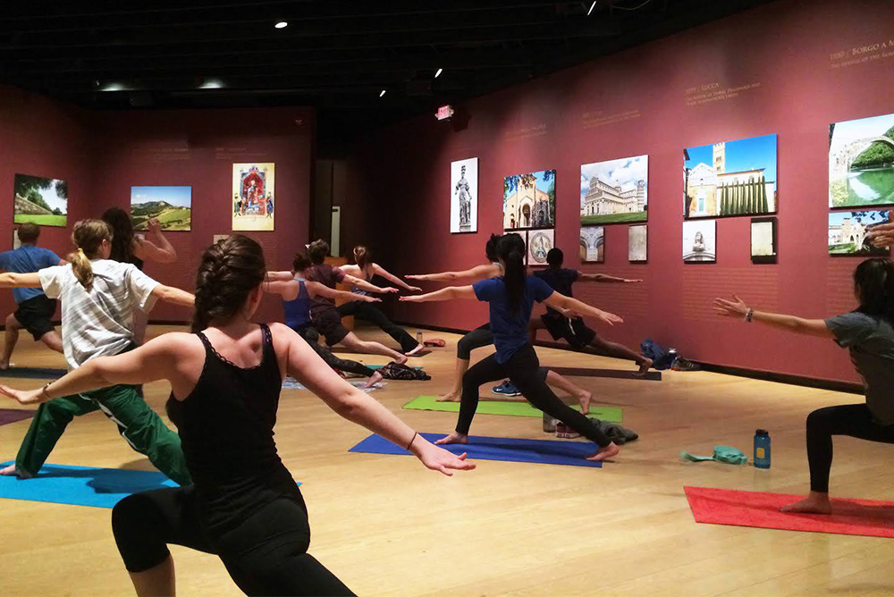 Yoga at the Muscarelle